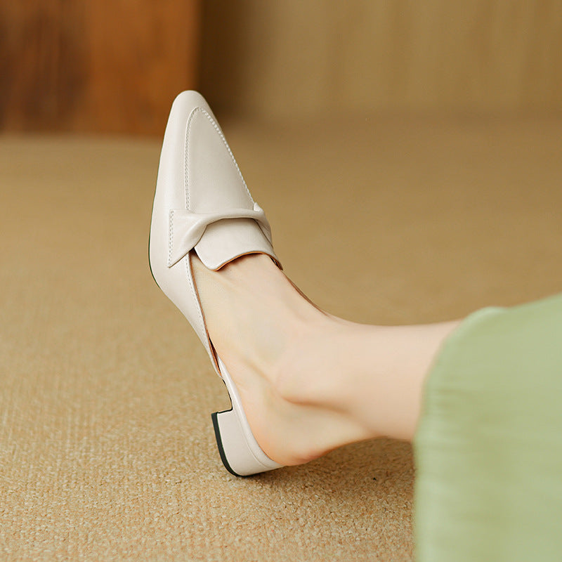Erlen | Mule in Pelle Vera