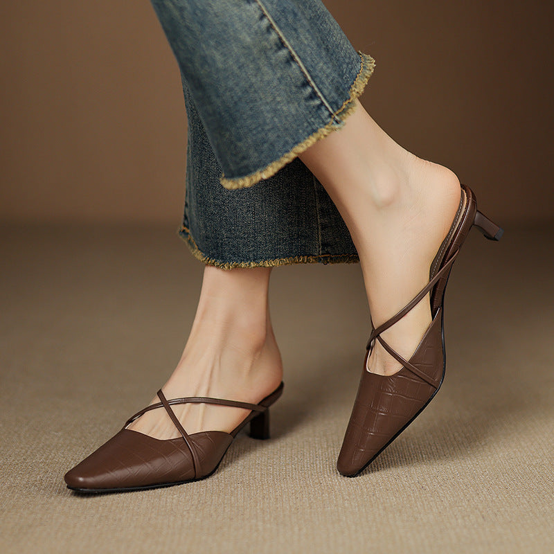 Mire | Mule in Pelle Vera