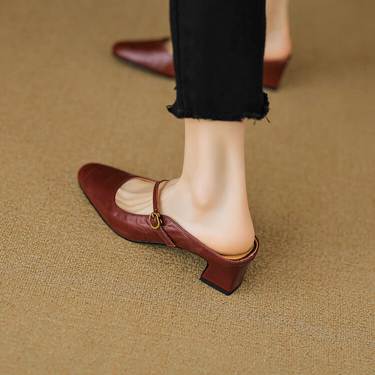 Vian | Mules in Pelle Vera