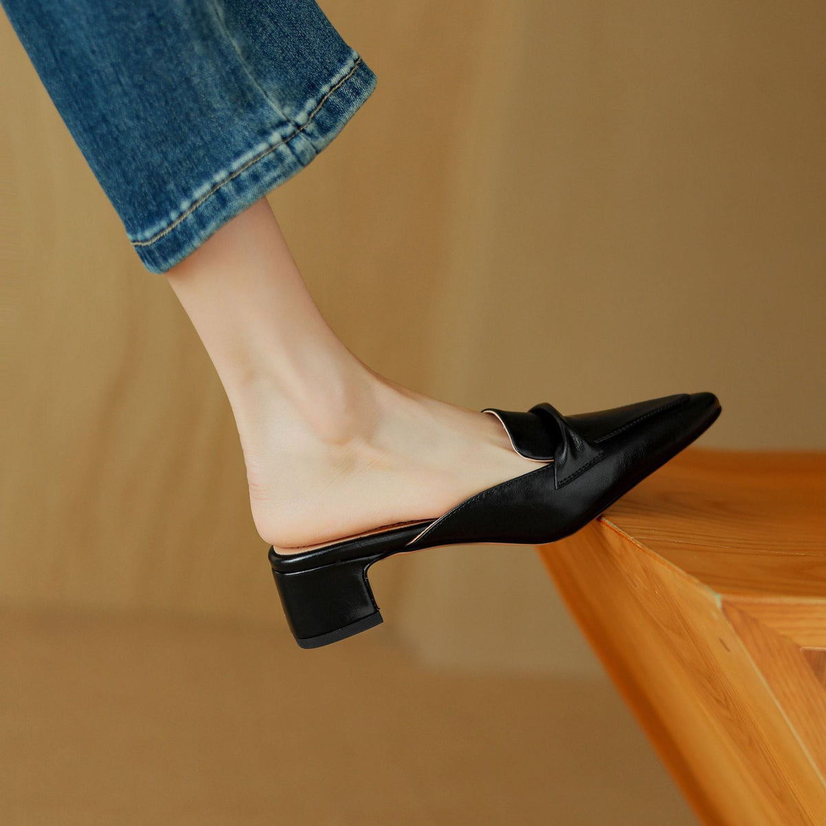 Erlen | Mule in Pelle Vera