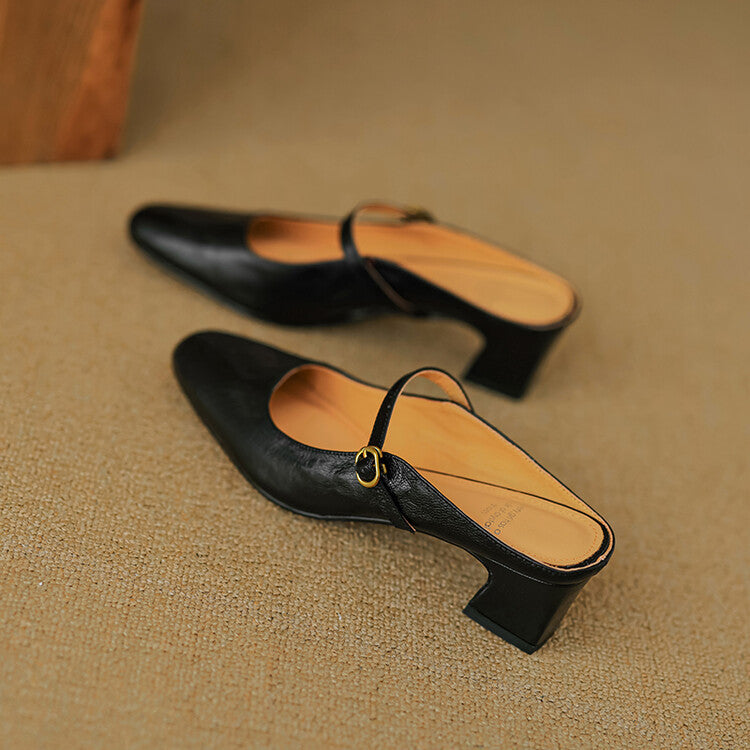 Vian | Mules in Pelle Vera