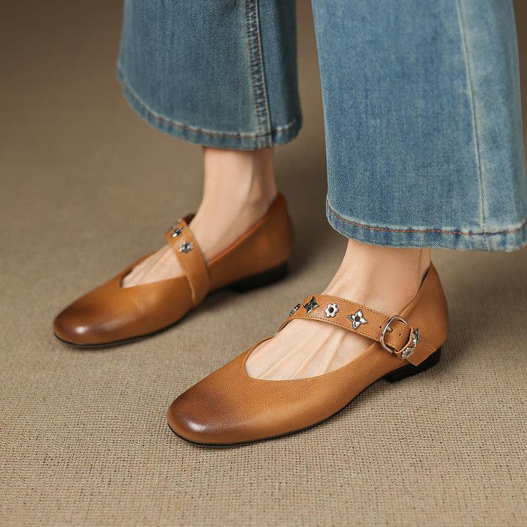 Elda | Scarpe in Pelle Vera