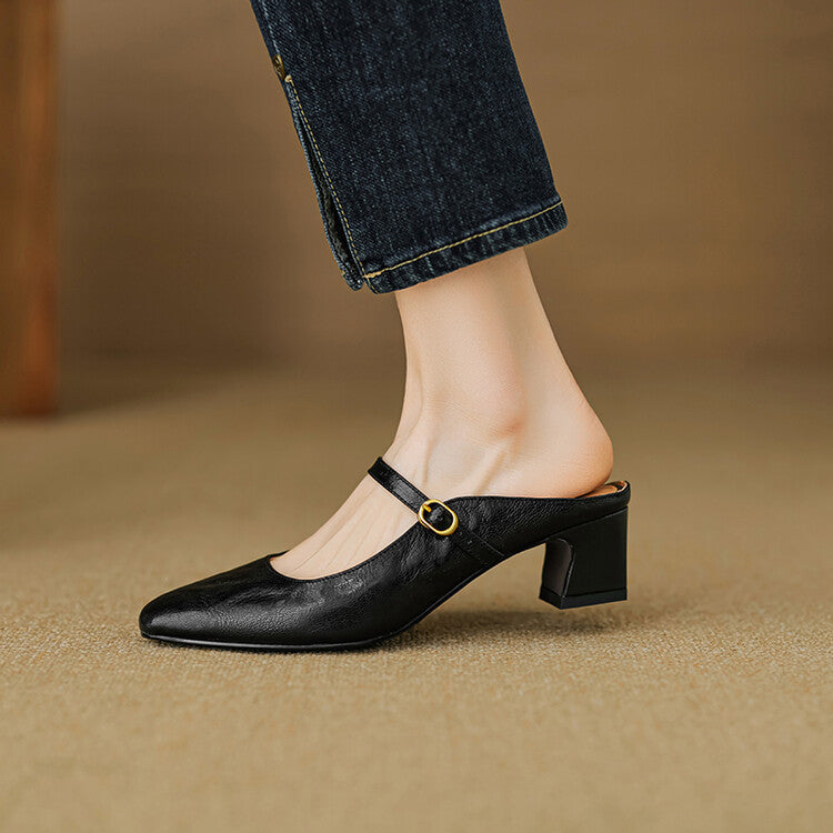 Vian | Mules in Pelle Vera