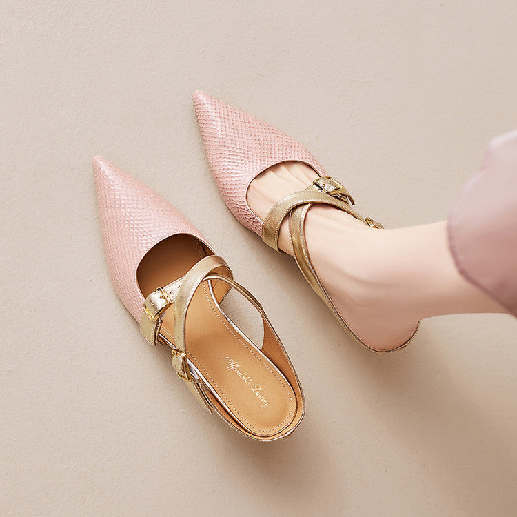 Zelle | Mules in Pelle Vera
