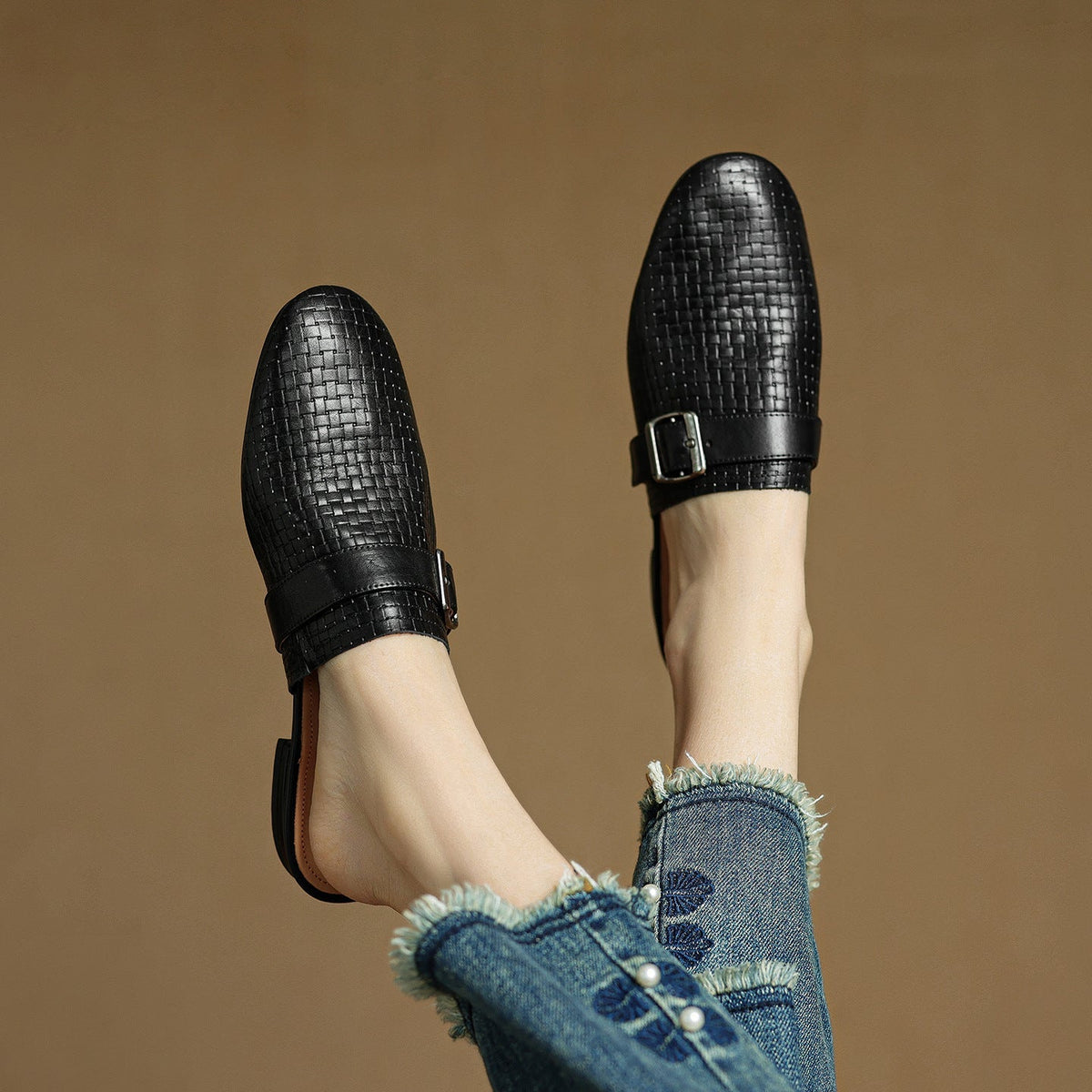 Emrie | Mules in Pelle Vera