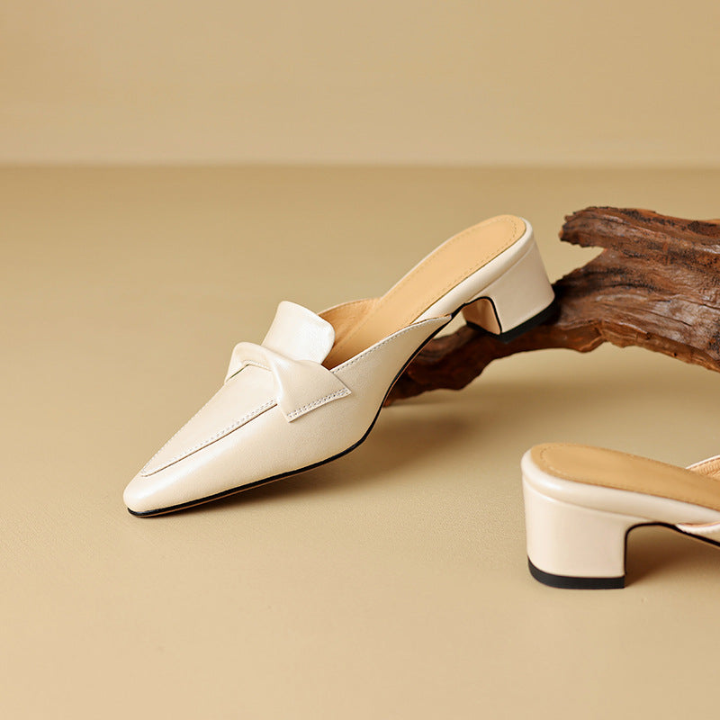 Erlen | Mule in Pelle Vera