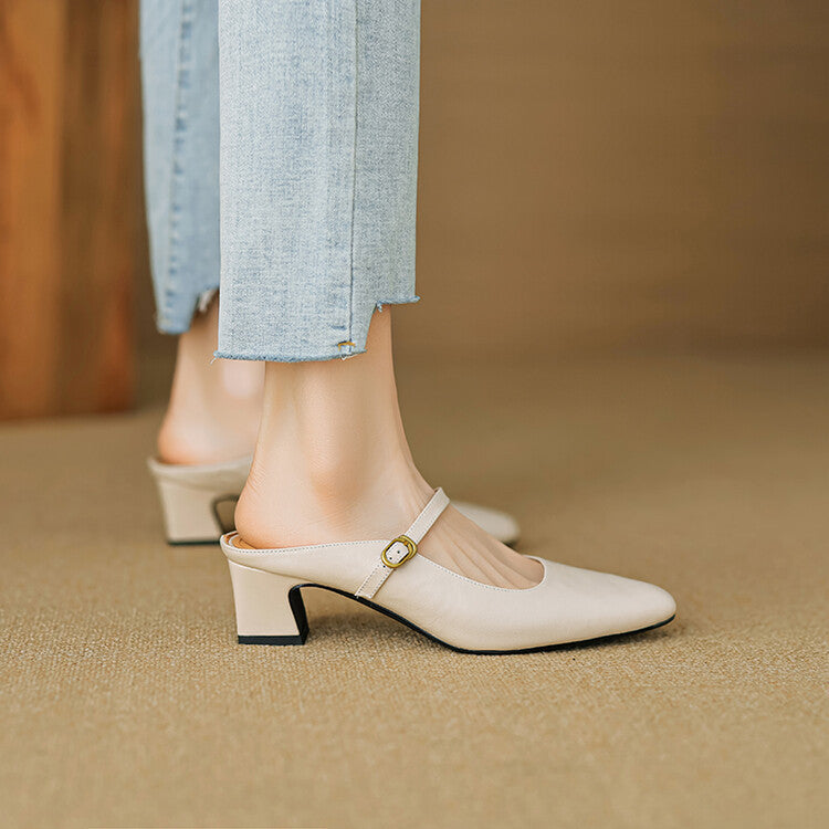 Vian | Mules in Pelle Vera