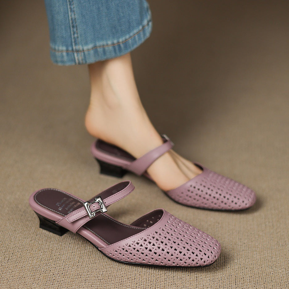 Ovia | Mule in Pelle Vera