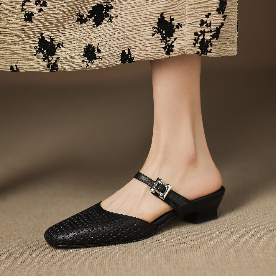 Ovia | Mule in Pelle Vera