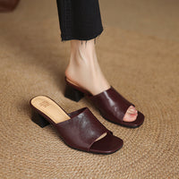 Avena | Mules in Pelle Vera