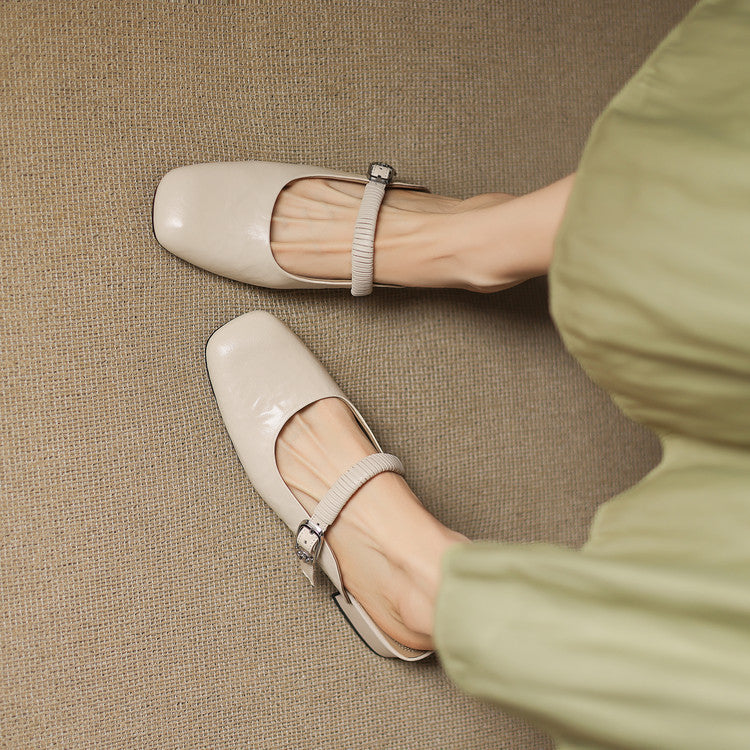 Novie | Mules Mary Jane in Pelle Vera