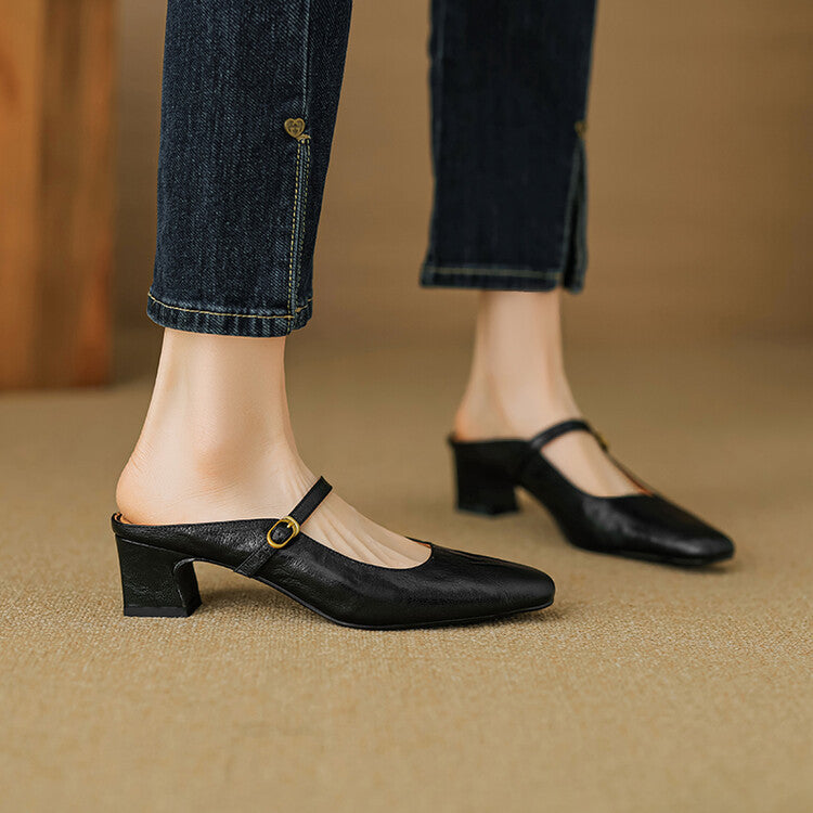 Vian | Mules in Pelle Vera