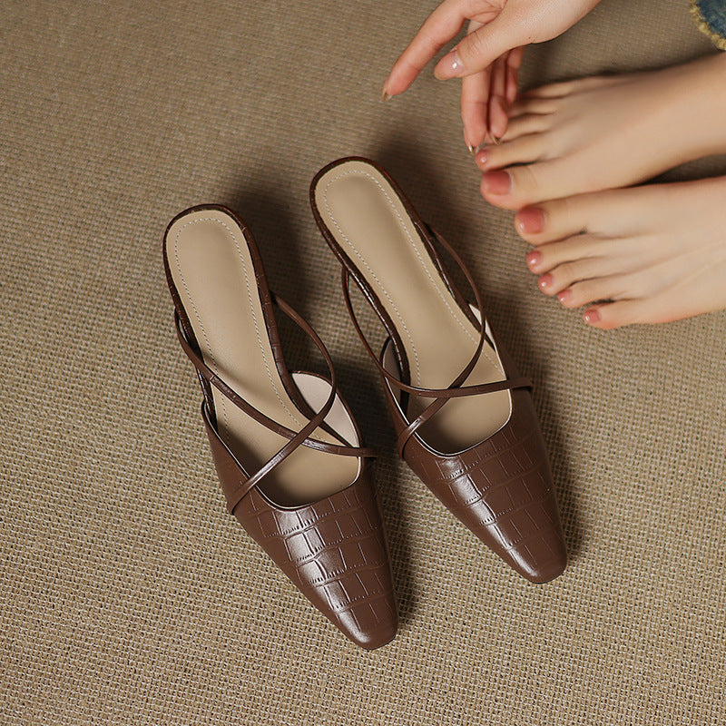 Mire | Mule in Pelle Vera