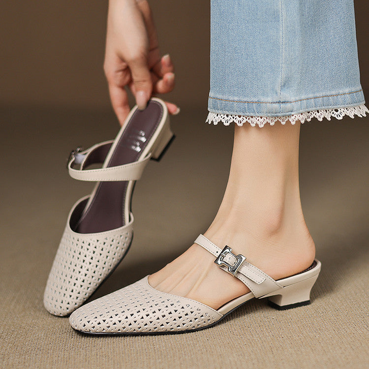 Ovia | Mule in Pelle Vera