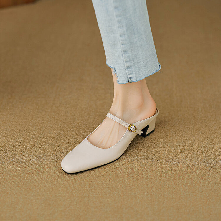 Vian | Mules in Pelle Vera