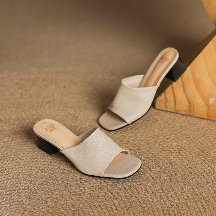 Avena | Mules in Pelle Vera