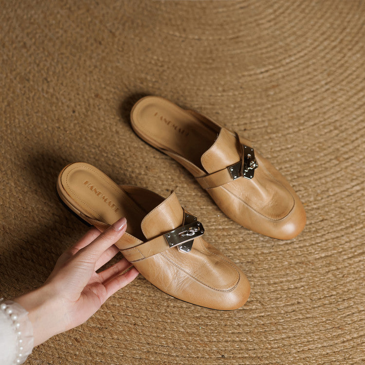 Carla | Mule in Pelle Vera