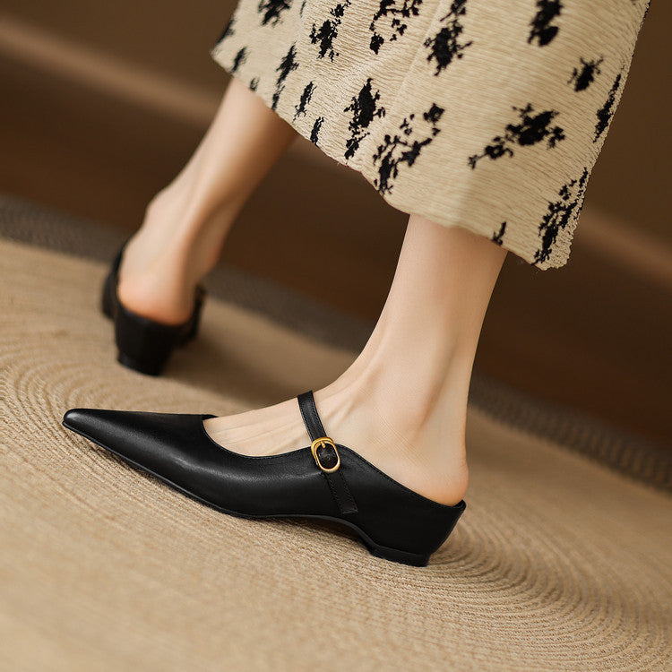 Neok | Mule in Pelle Vera