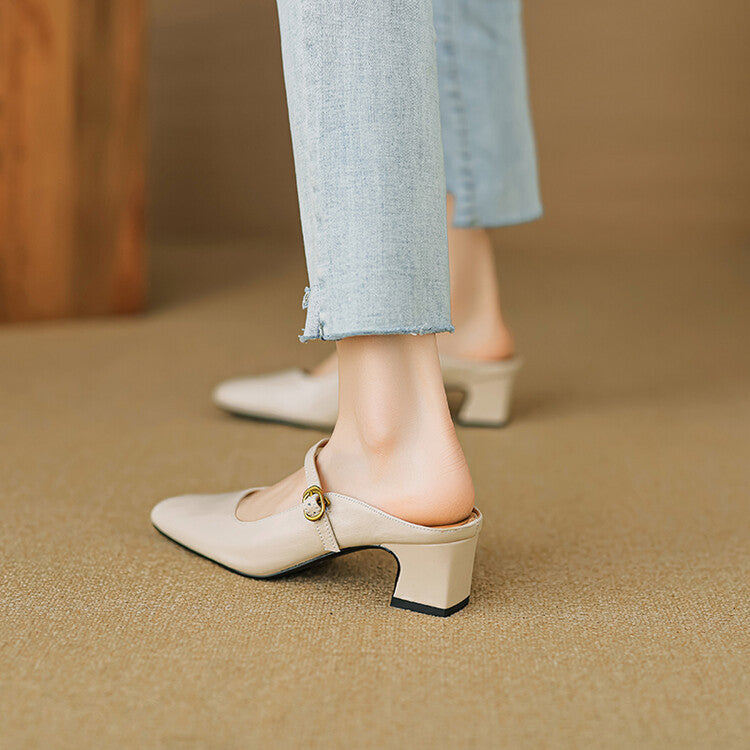 Vian | Mules in Pelle Vera