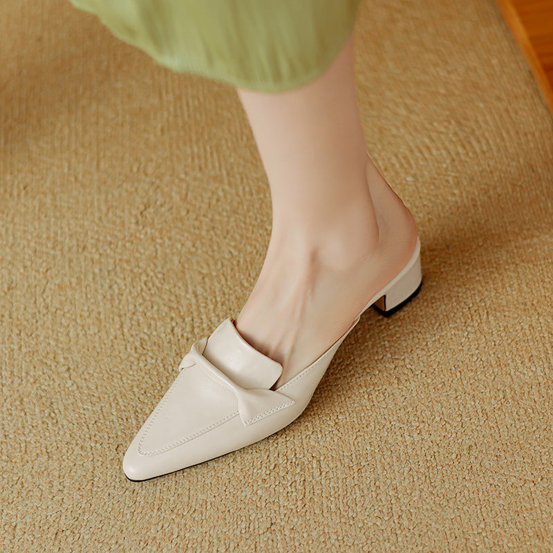 Erlen | Mule in Pelle Vera