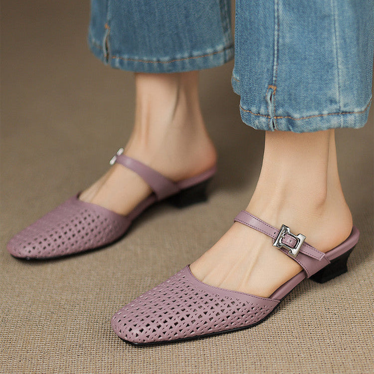 Ovia | Mule in Pelle Vera