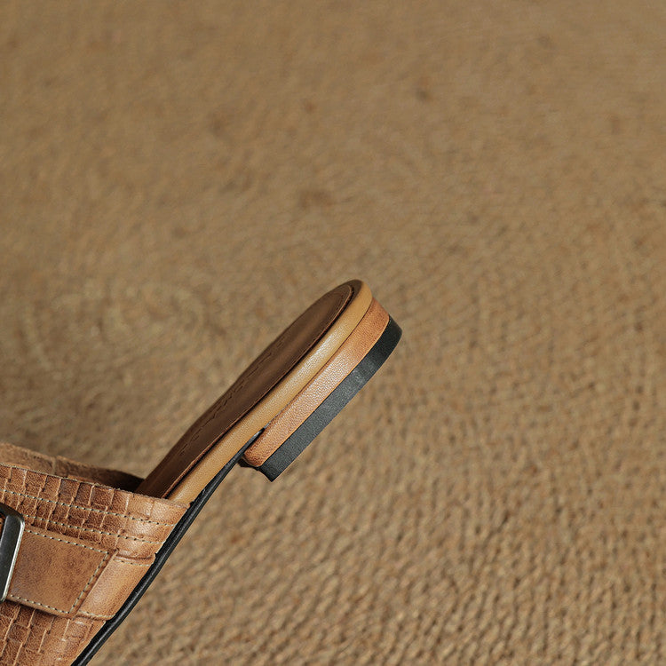 Emrie | Mules in Pelle Vera