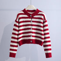 Tina | Cardigan Corto a Righe