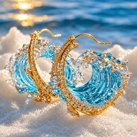 Orecchini in Oro Ocean's Oath