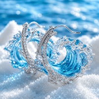 Orecchini in Argento Ocean's Oath