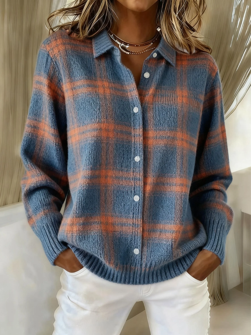 Avondale™ | Cardigan a Bottoni a Quadri