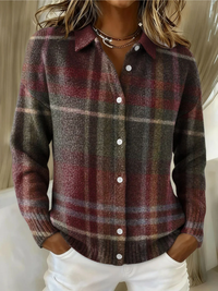 Beverley™ | Cardigan a Quadri Classico