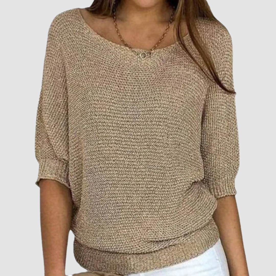 Ivonne | Maglione Manica a Tre Quarti – Lucia Toscana