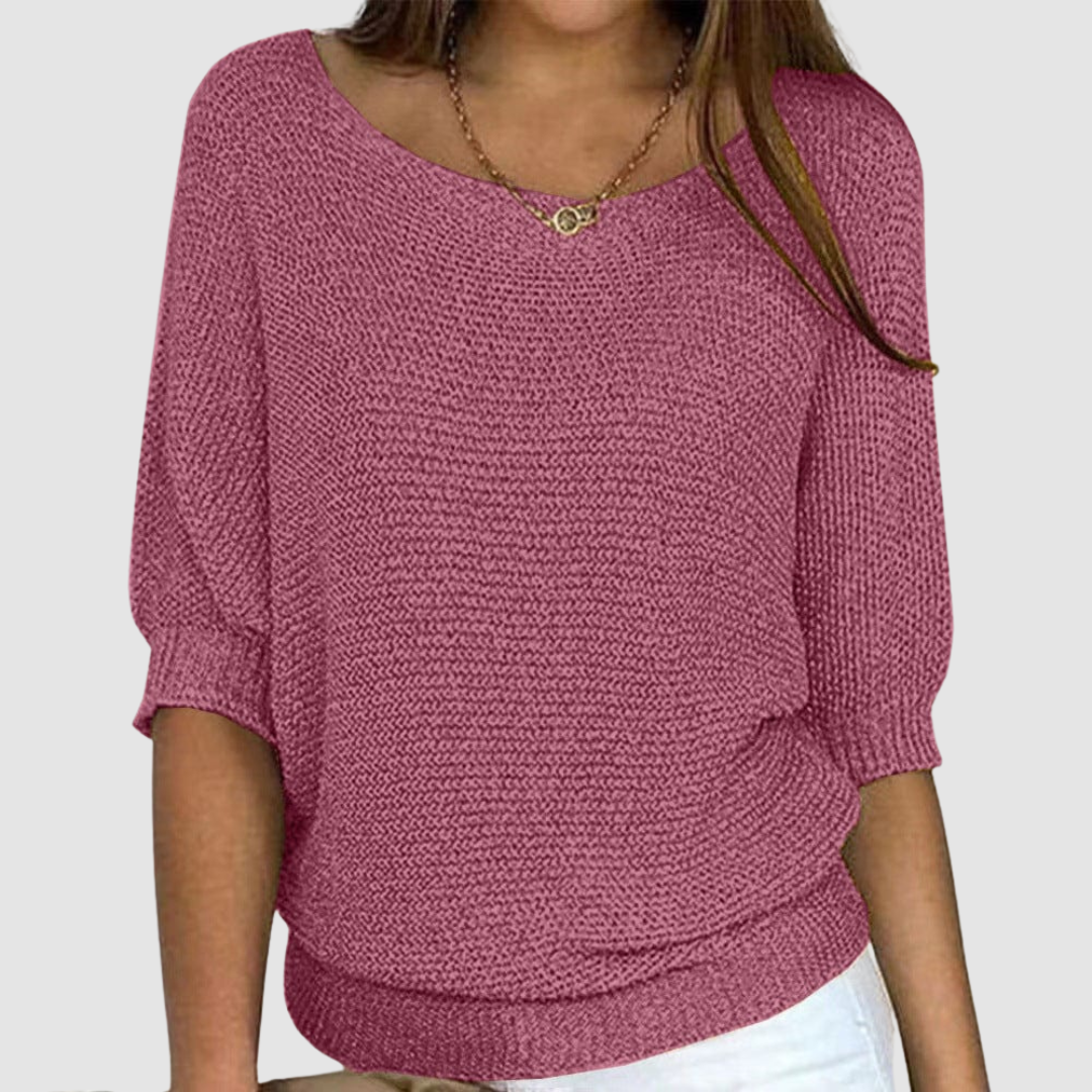 Ivonne | Maglione Manica a Tre Quarti – Lucia Toscana