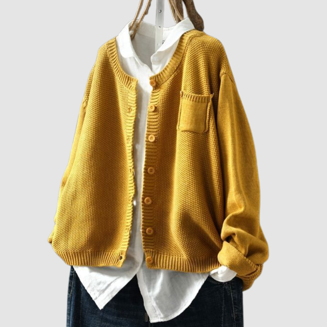 Belinda | Cardigan a Maglia Grossa – Lucia Toscana