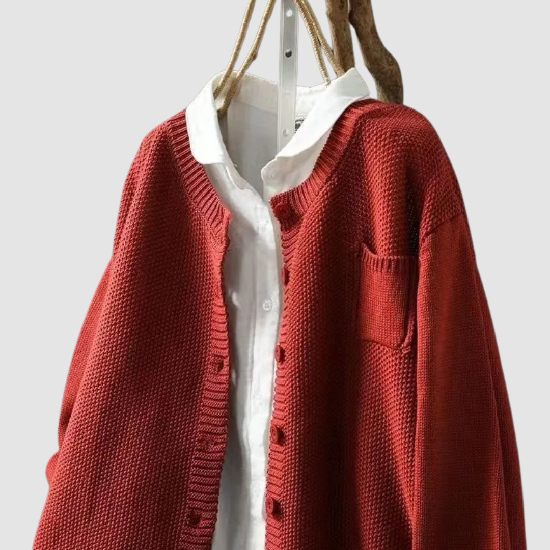 Belinda | Cardigan a Maglia Grossa – Lucia Toscana