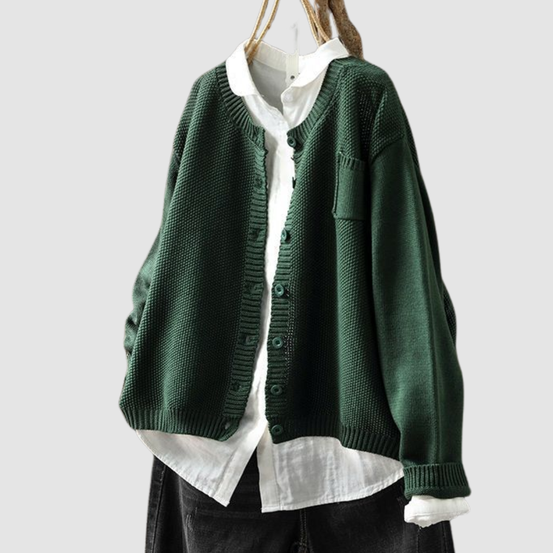 Belinda | Cardigan a Maglia Grossa – Lucia Toscana