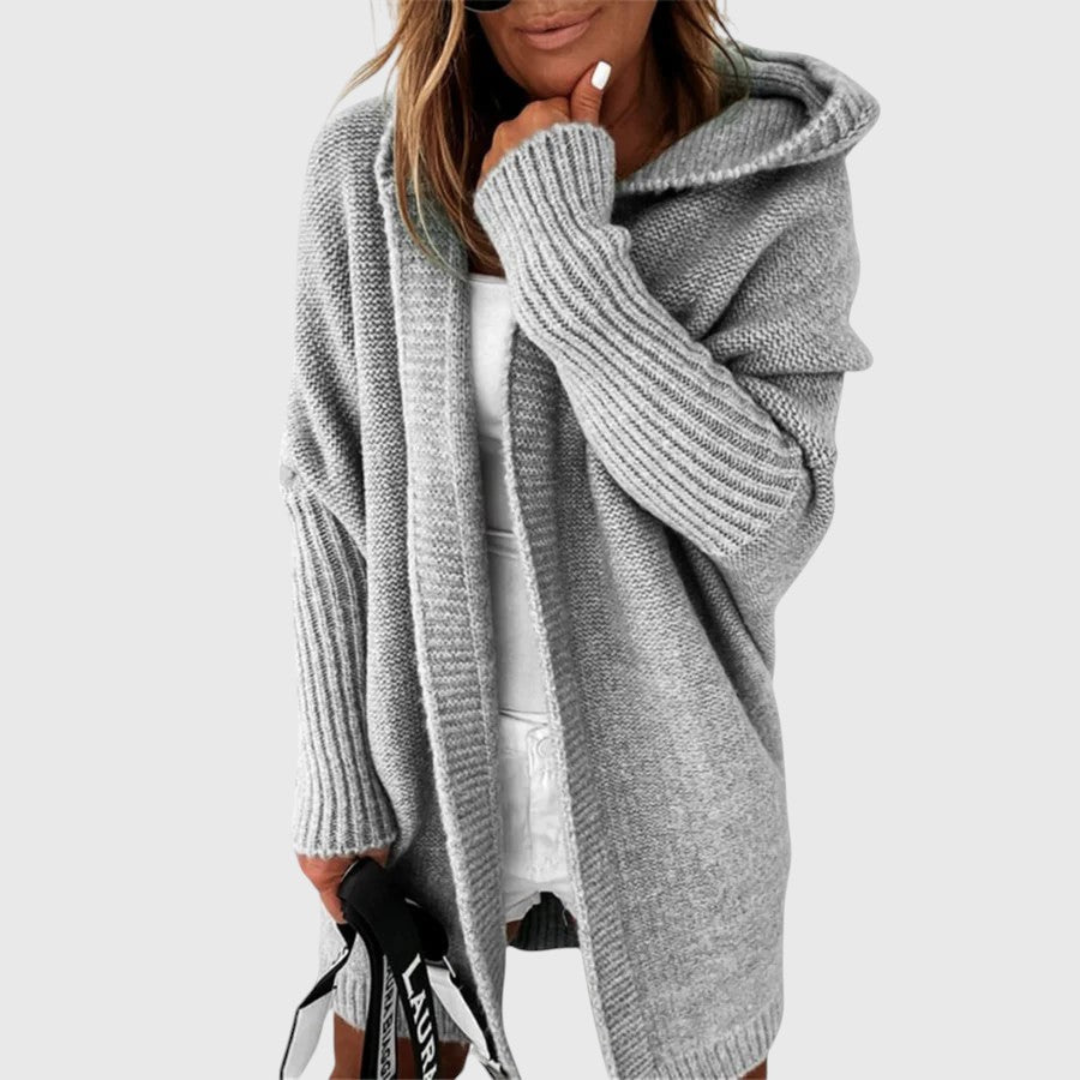 Carlotta | Cardigan con Cappuccio – Lucia Toscana
