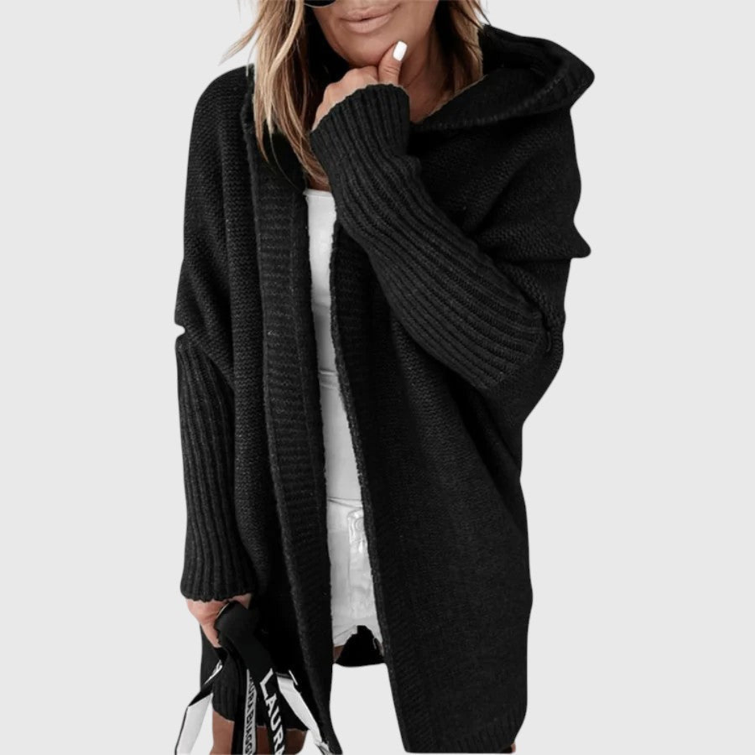 Carlotta | Cardigan con Cappuccio – Lucia Toscana