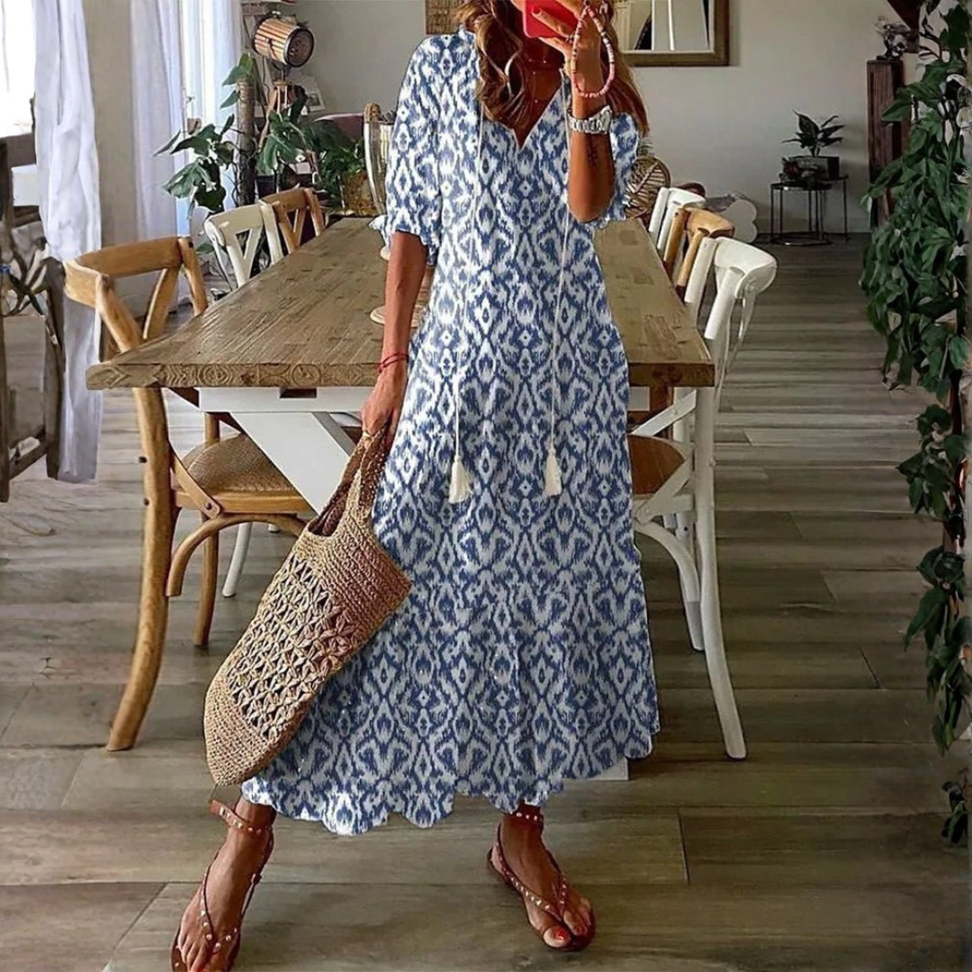 Luna | Vestito midi dallo stile boho informale