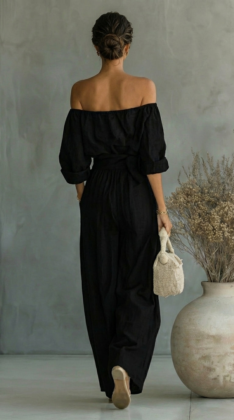 Arabella | Outfit esclusivo effetto lino per un'estate elegante
