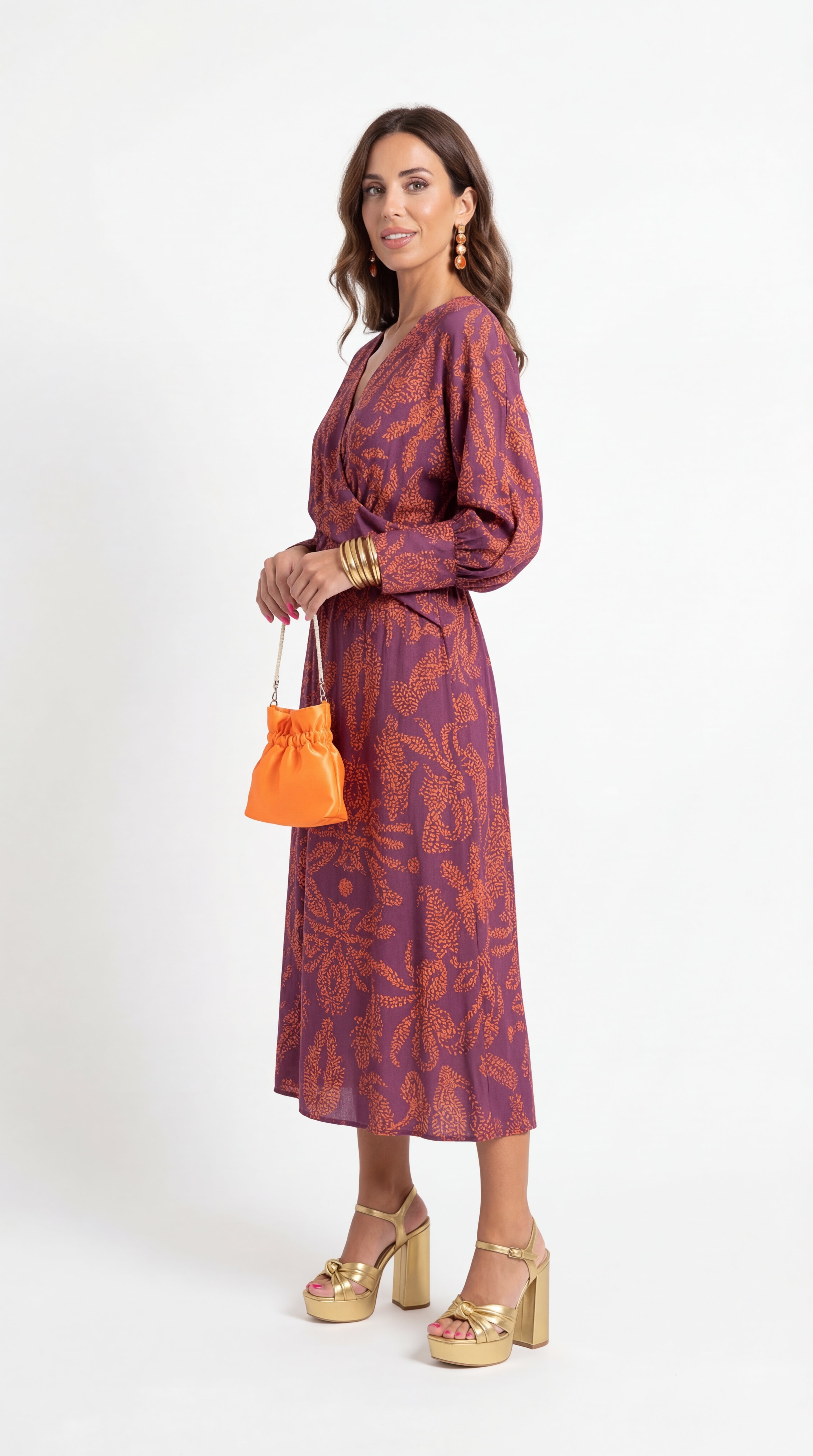 Isadora™ | Abito Midi Stampato