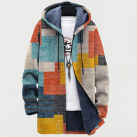 Blair | Cappotto a Blocco di Colore Geometrico