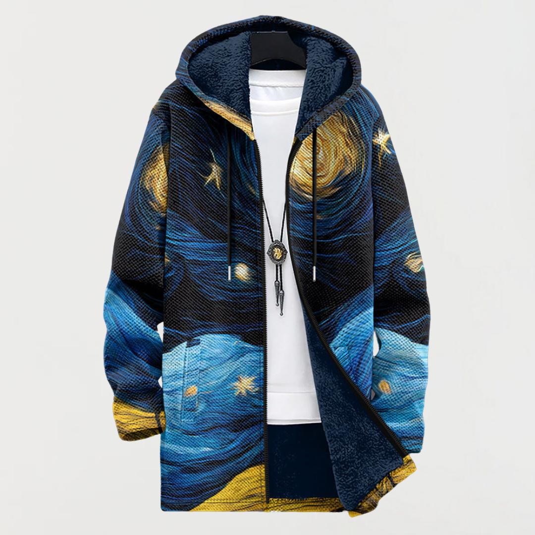 Harper | Cappotto Stampa Celestiale