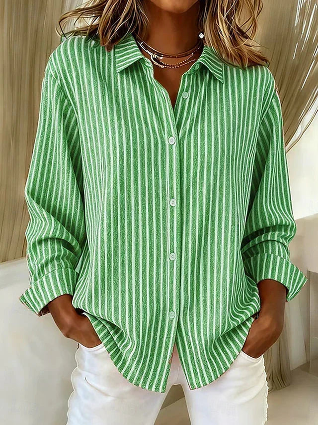 Jacqueline | Camicia a righe con bottoni