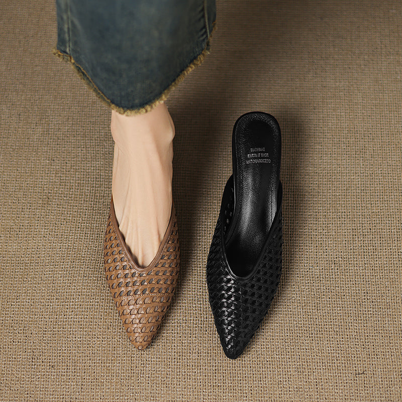 Olivia | Mules in Pelle Vera