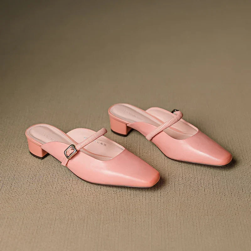 Kera | Mules Mary Jane in Pelle Vera