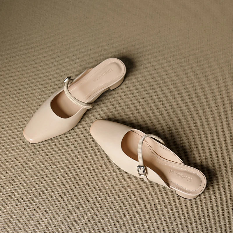 Kera | Mules Mary Jane in Pelle Vera