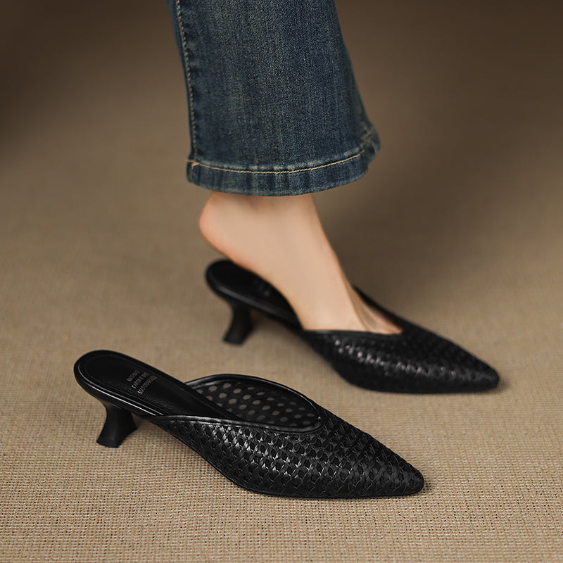 Olivia | Mules in Pelle Vera