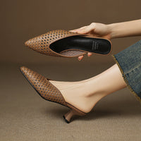 Olivia | Mules in Pelle Vera