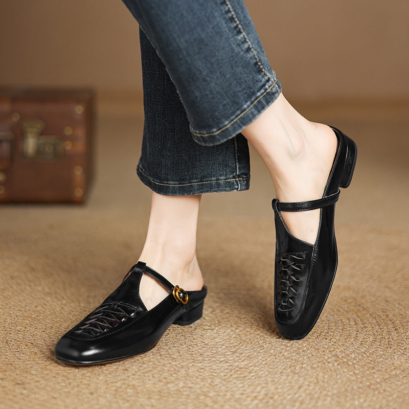 Elya | Mule in Pelle Vera